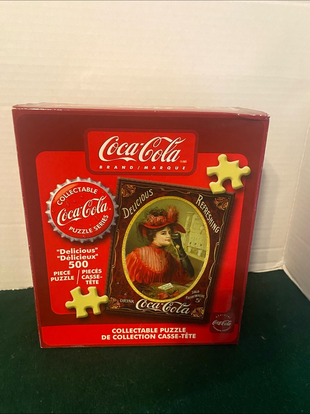 Vintage Coca Cola Delicious 500 Piece Puzzle 2004 Collectable Puzzle ( C13 )